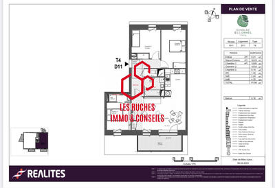 Appartement - 81 m² - 4 pièces