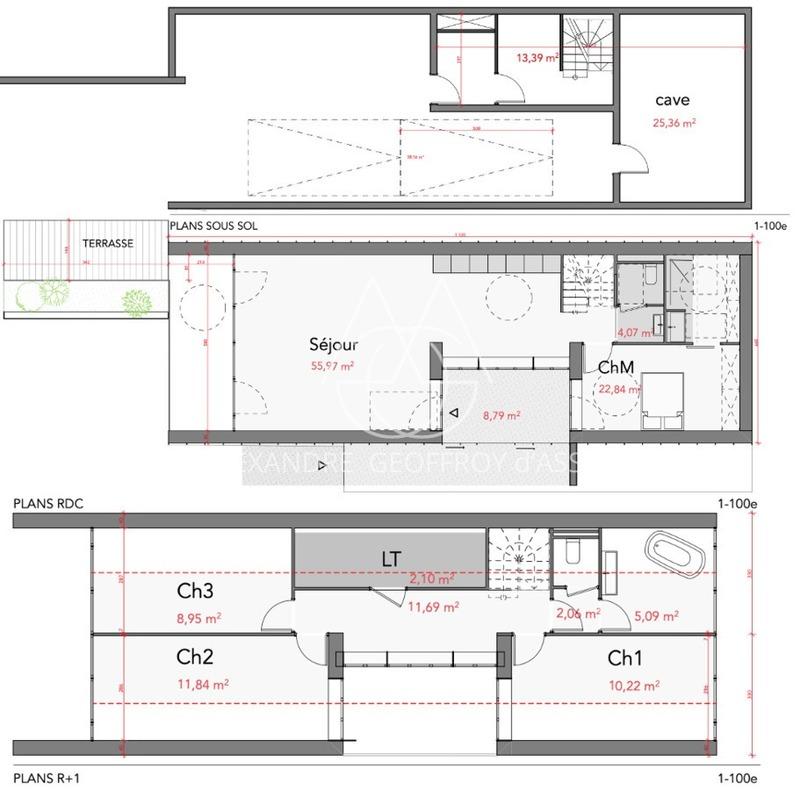 Maison - 200 m² - 6 pièces