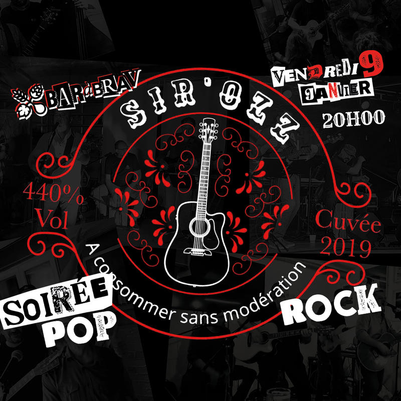 Sir'Ozz en concert vendredi 9 janvier au BaRàBrav de Ribeauvillé