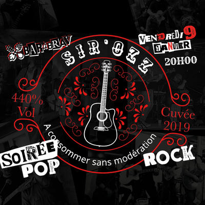 Sir'Ozz en concert vendredi 9 janvier au BaRàBrav de Ribeauvillé