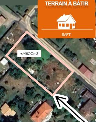 Terrain - 1 500 m²