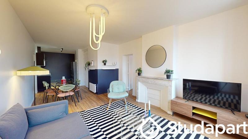 Chambre - 13 m² - 1 pièce