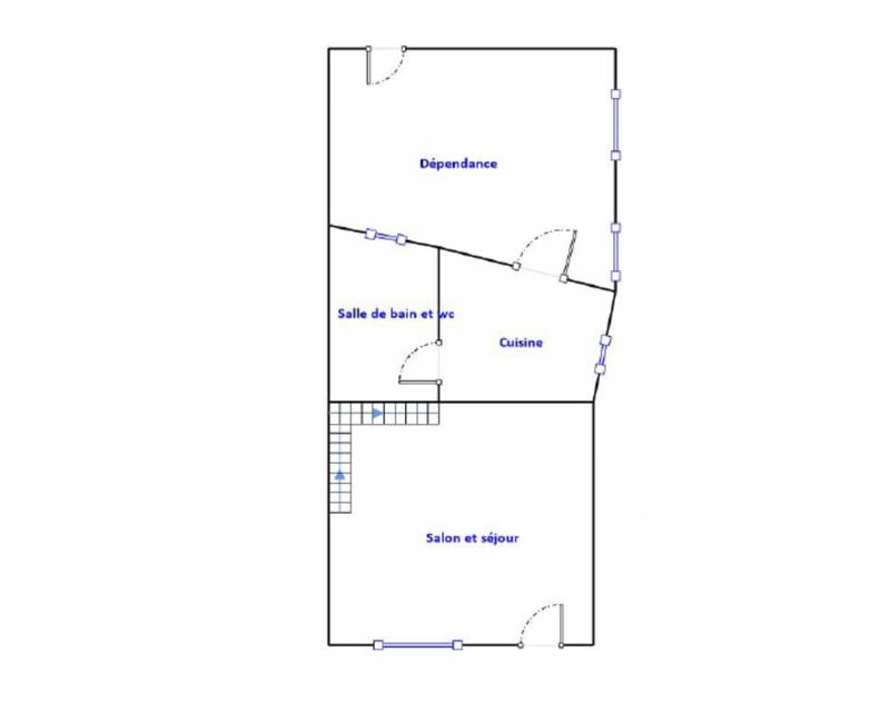 Maison de ville - 82 m² - 3 pièces
