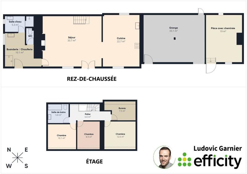 Maison - 117 m² - 5 pièces