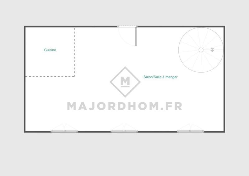 Loft - 72 m² - 2 pièces