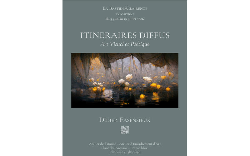 Itinéraires diffus : art visuel et poétique