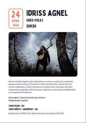 Thalica Home Concerts : Idriss agnel (néo-folk)