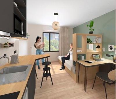 Appartement - 17 m² - 1 pièce