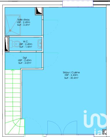 Maison - 90 m² - 4 pièces