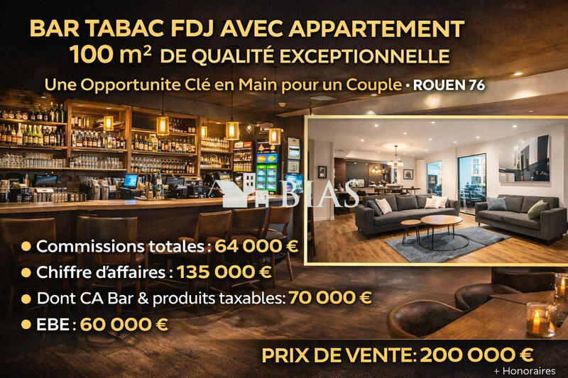 Fonds de commerce - 70 m²