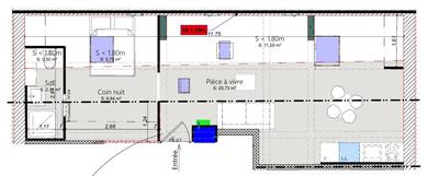 Appartement - 29 m² - 2 pièces