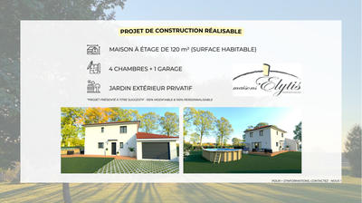 Terrain constructible - 400 m²