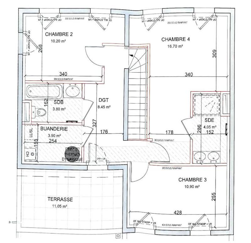 Duplex - 102 m² - 5 pièces