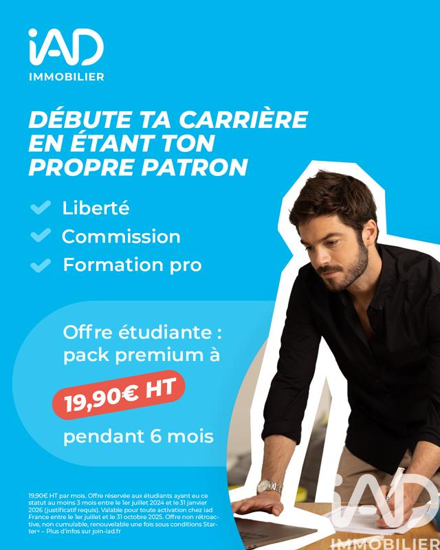 Maison - 47 m² - 3 pièces