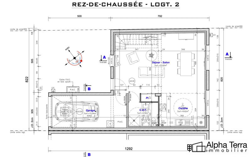 Maison - 96 m² - 5 pièces