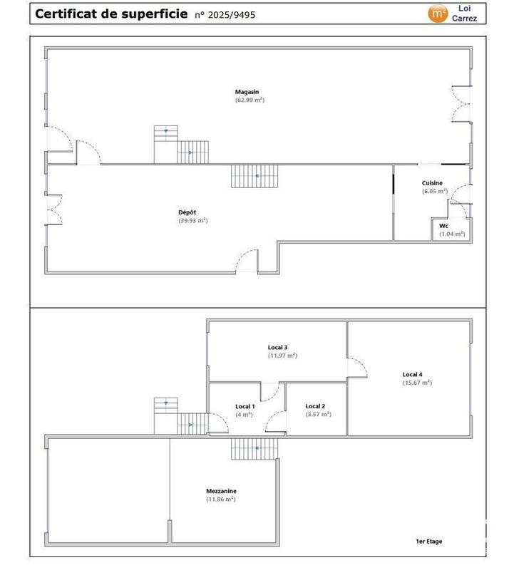 Local commercial - 157 m²