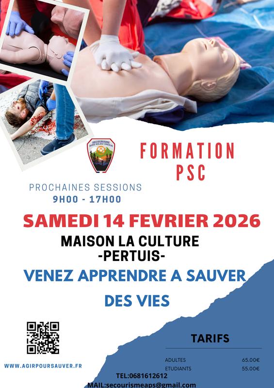 Formation secourisme Psc