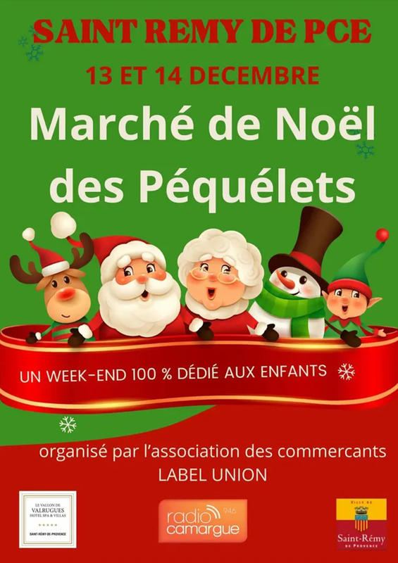 Marché de Noël des Péquélets à Saint-Rémy-de-Provence