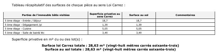 Appartement - 29 m² - 1 pièce