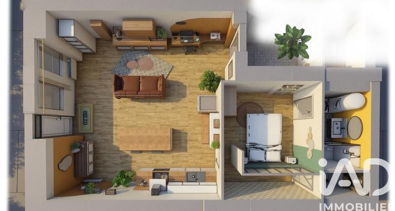 Appartement - 53 m² - 2 pièces