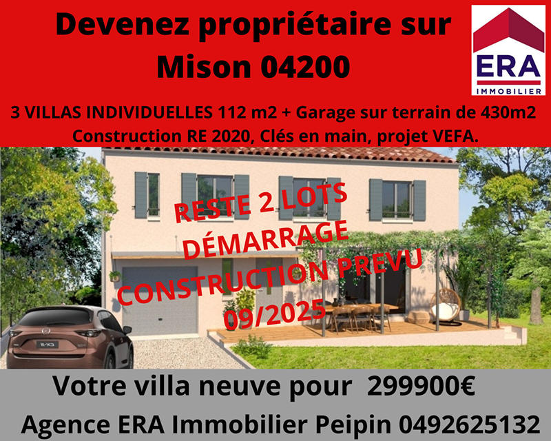 Maison - 112 m² - 5 pièces