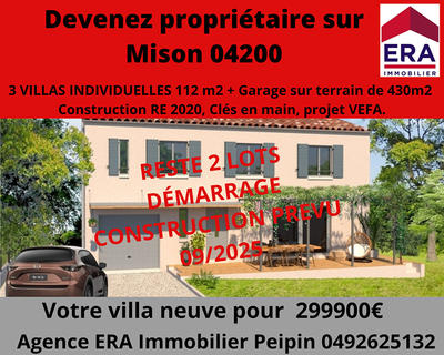 Maison - 112 m² - 5 pièces