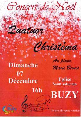 Concert de Noël : Quatuor Christéma