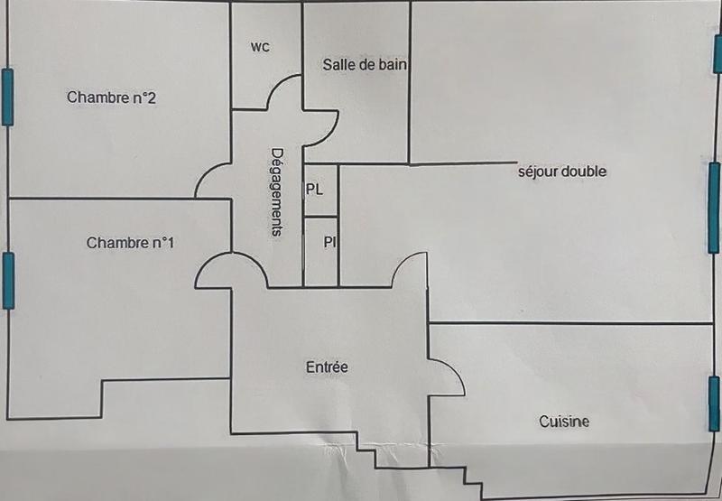 Appartement - 75 m² - 4 pièces