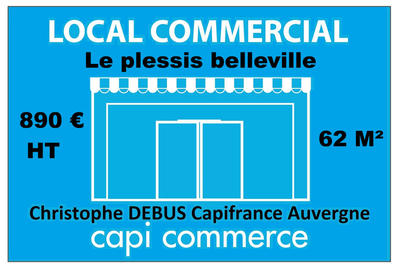 Local commercial - 62 m² - 1 pièce