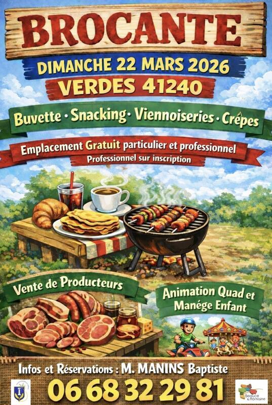 Brocante verdoise ventes de producteurs et manèges