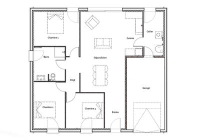 Maison - 91 m² - 4 pièces