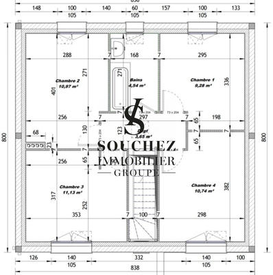 Maison - 91 m² - 6 pièces