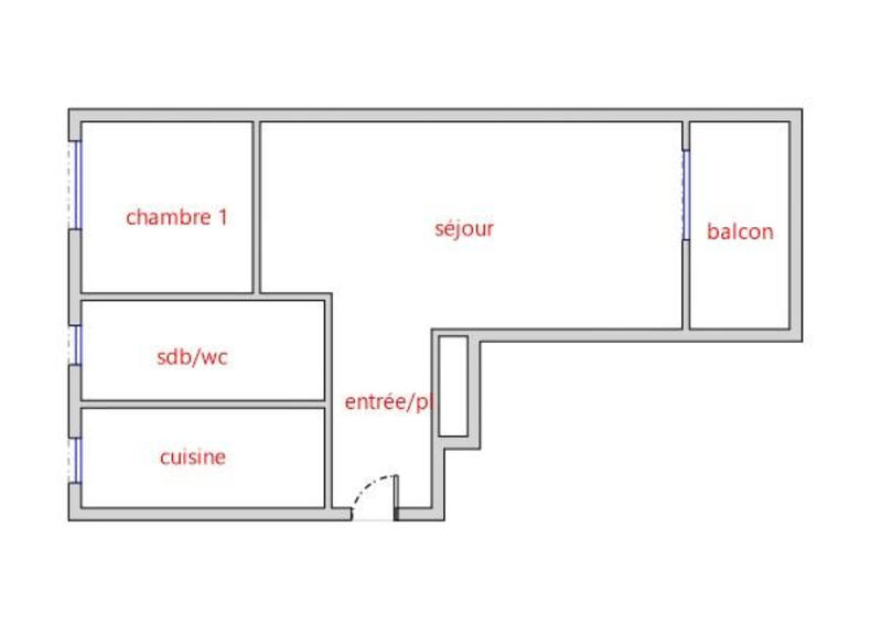 Appartement - 41 m² - 2 pièces
