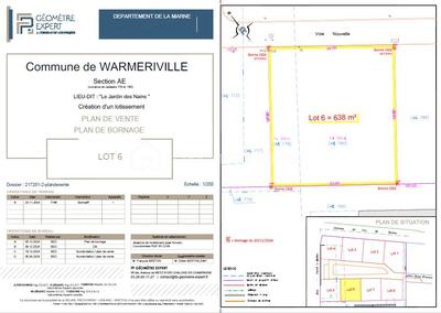 Terrain constructible - 638 m²