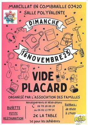 Vide placard - brocante en salle