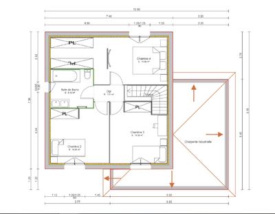 Maison - 94 m² - 4 pièces