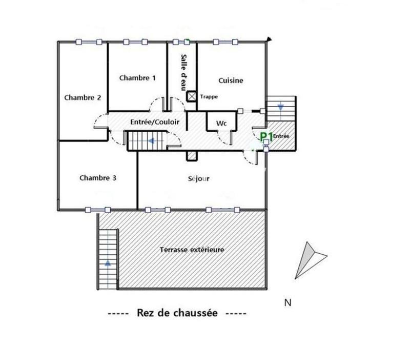 Maison - 90 m² - 4 pièces