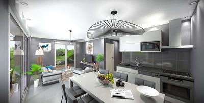 Maison jumelée - 85 m² - 4 pièces