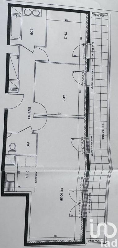 Appartement - 63 m² - 3 pièces