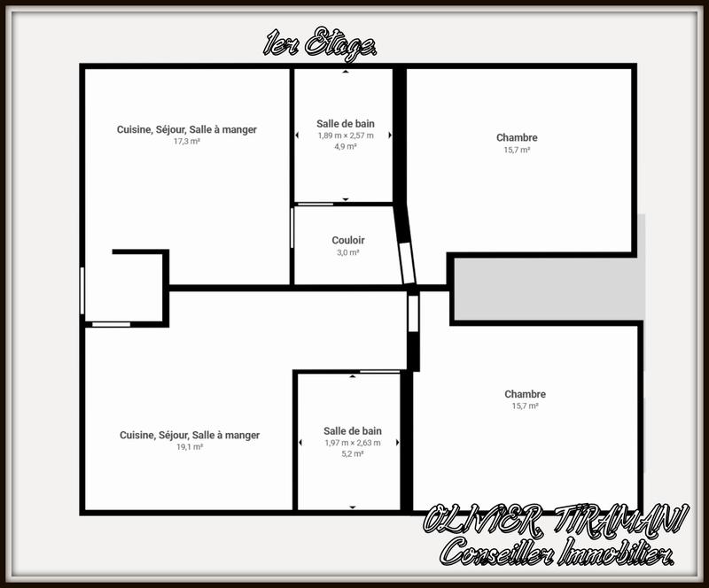 Maison de ville - 162 m² - 7 pièces