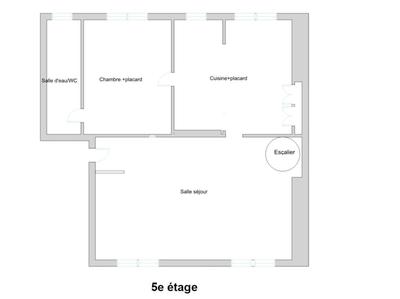 Appartement - 60 m² - 3 pièces