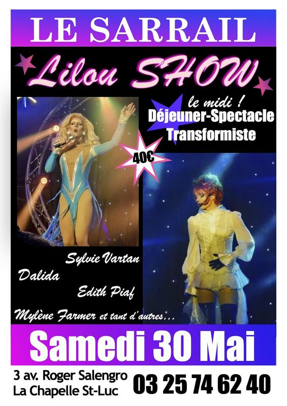 Déjeuner-Spectacle "Lilou Show Transformiste"