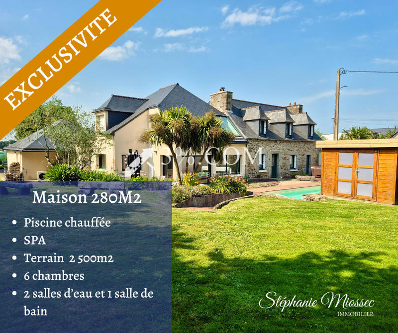 Maison en pierre - 280 m² - 8 pièces