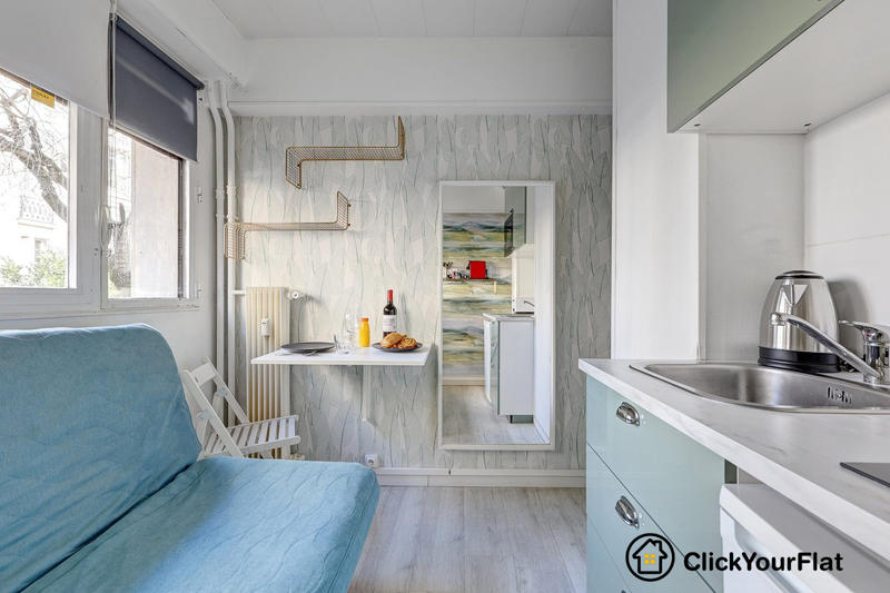 Appartement - 15 m² - 1 pièce