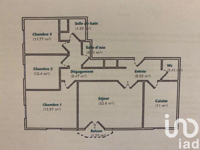 Appartement - 95 m² - 4 pièces