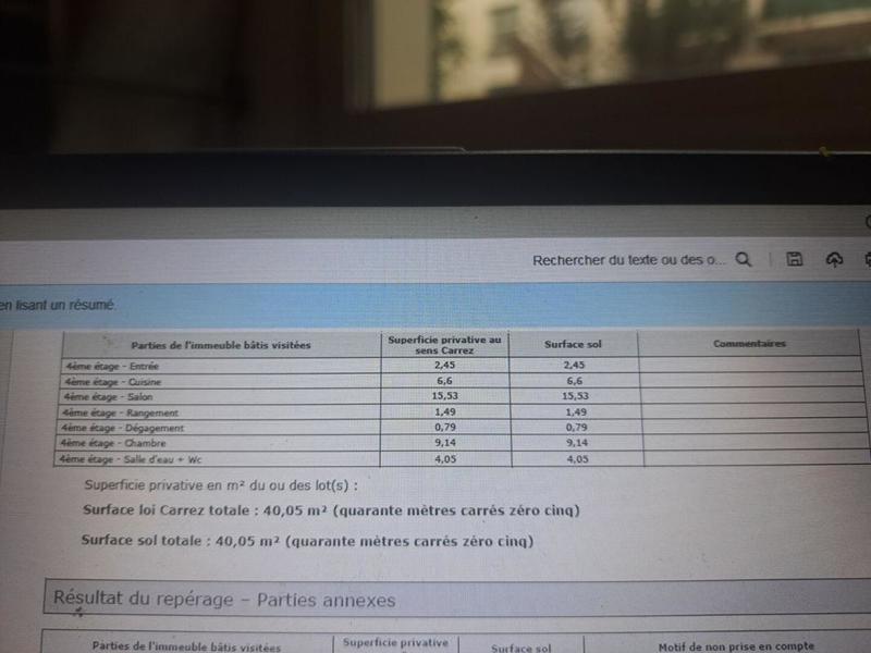 Appartement - 40 m² - 2 pièces