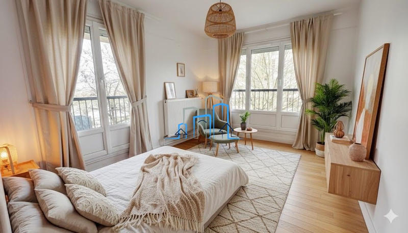 Appartement - 60 m² - 3 pièces