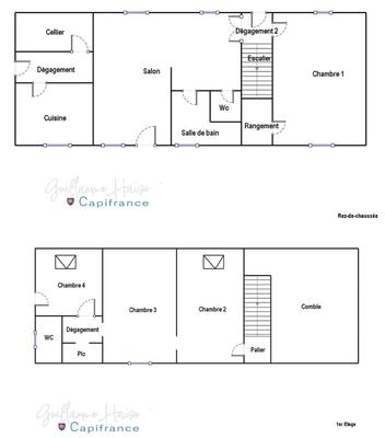 Maison - 120 m² - 5 pièces