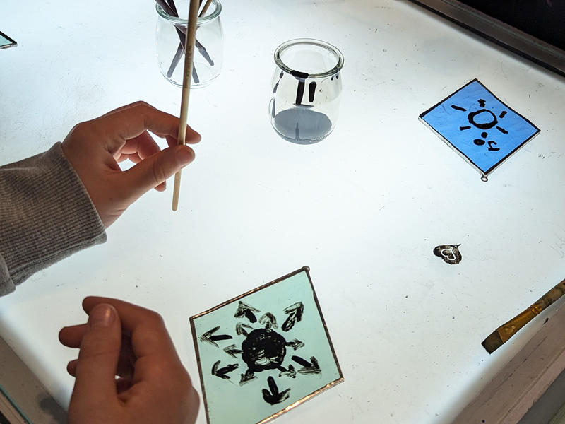 Atelier famille « l’art du vitrail » à la Commanderie d'Arville