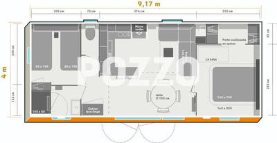 Maison - 33 m² - 3 pièces